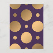 Carte Postale Points Motif 15 (Devant)