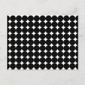 Carte Postale Points noirs en blanc (Devant)