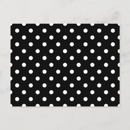 Carte Postale Points noirs et blancs (Devant)