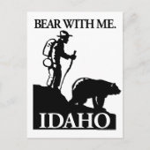 Carte Postale Points North Studio 'Ours With Me' Idaho (Devant)