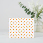 Carte Postale Points orange (Debout devant)