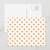 Carte Postale Points orange (Devant / Derrière)
