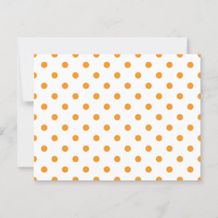 Carte Postale Points orange