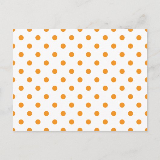 Carte Postale Points orange (Devant)