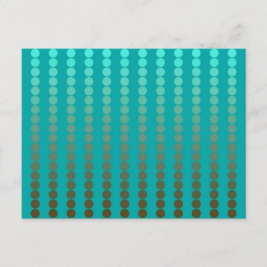 Carte Postale Points satinés - gris turquoise et étain (Devant)