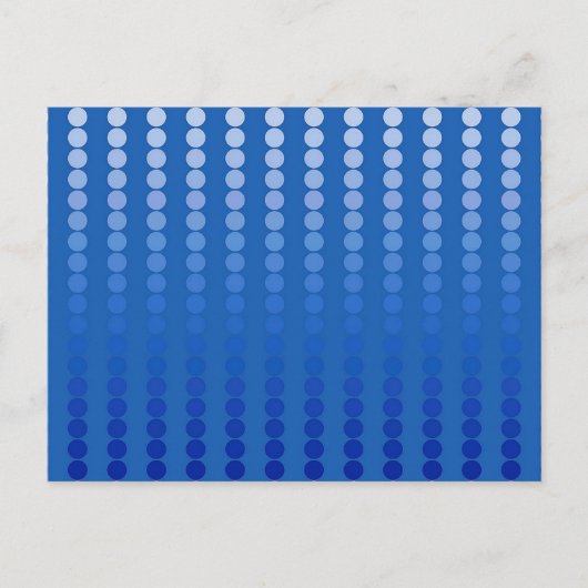 Carte Postale Points satinés - tons bleu acier (Devant)