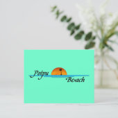 Carte postale Poipu Beach Sunset (Debout devant)