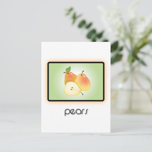 Carte Postale Poires (Debout devant)