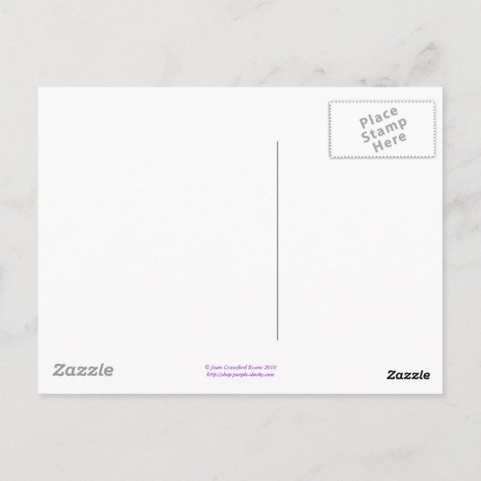 Carte Postale Poires cuites (Dos)