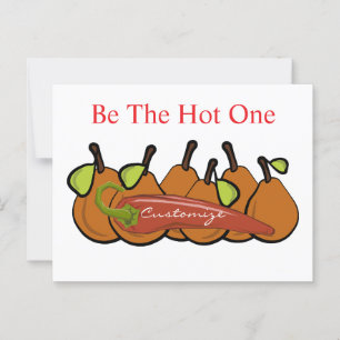 Carte Postale Poires et chili chaud Thunder_Cove