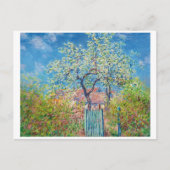 Carte Postale Poirier en fleurs, Monet (Devant)