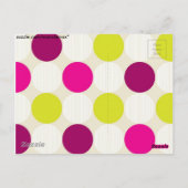 Carte postale pois (Dos)