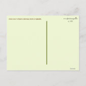 Carte Postale Pois dans un Baby shower de  de Pod Boy Merci (Dos)