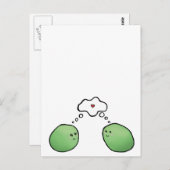 Carte Postale Pois dans un pois (Devant / Derrière)