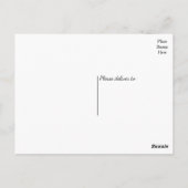 Carte Postale Pois De Merci Jaune Et Noir (Dos)