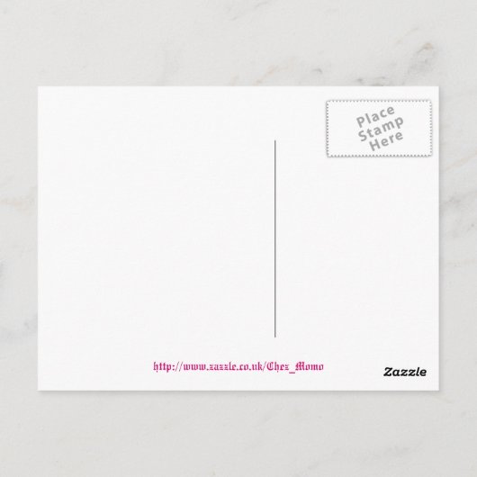 Carte Postale Pois doux (Dos)