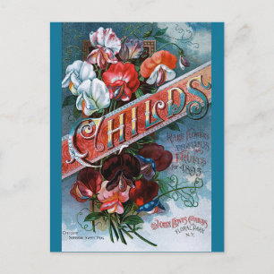 Carte Postale Pois doux vintages