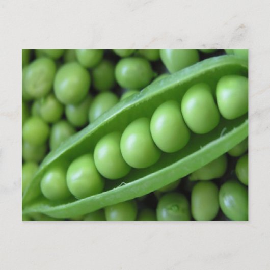 CARTE POSTALE POIS LÉGUMES (Devant)