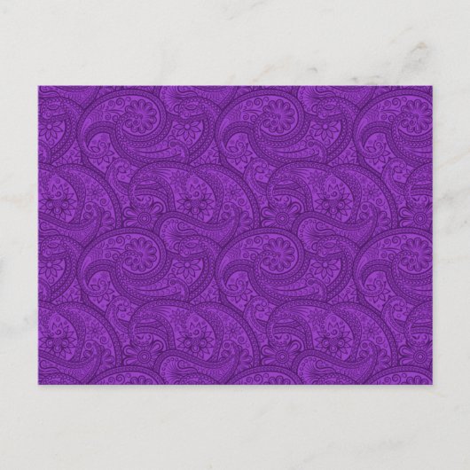 Carte Postale Pois Paisley (Devant)