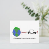 Carte Postale Pois sur Terre (Debout devant)