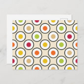 Carte Postale Pois Sushi Maki (Devant / Derrière)