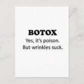 Carte Postale Poison botox (Devant)