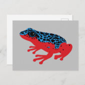 Carte postale Poison Dart Frog (Devant / Derrière)