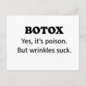 Carte Postale Poison de botox (Devant)