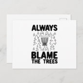 Carte Postale Poison de Disc Golf Disc Basket (Devant / Derrière)