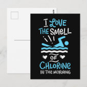 Carte Postale Poison de Swimming Swim Sport (Devant / Derrière)