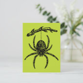 Carte postale Poison Green Spider (Debout devant)