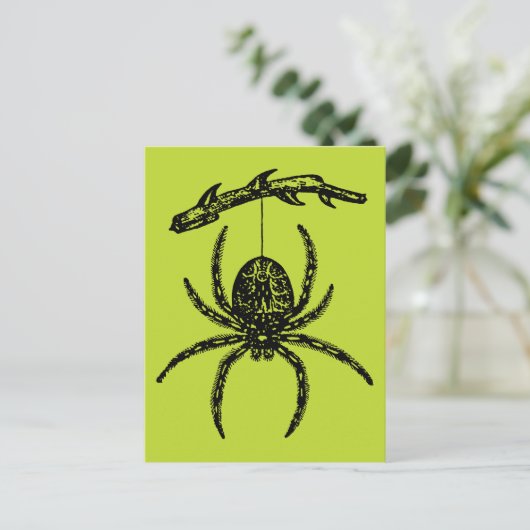 Carte postale Poison Green Spider (Debout devant)