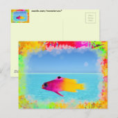 Carte Postale Poisson (Devant / Derrière)