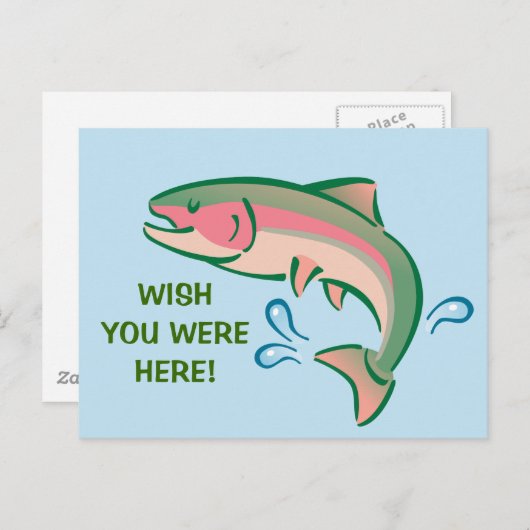 Carte Postale Poisson (Devant / Derrière)