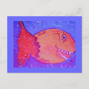 Carte postale poisson