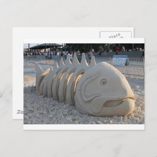 Carte Postale Poisson (Devant / Derrière)