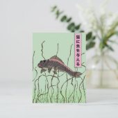 Carte Postale Poisson À Un Chat (Debout devant)