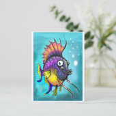 Carte Postale Poisson arc-en-ciel (Debout devant)