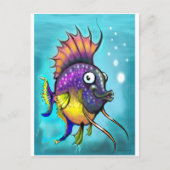 Carte Postale Poisson arc-en-ciel (Devant)