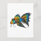 Carte Postale Poisson arc-en-ciel (Devant)