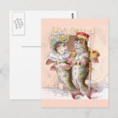 Carte Postale Poisson au départ du Restaurant Café d'Orléans (Devant / Derrière)