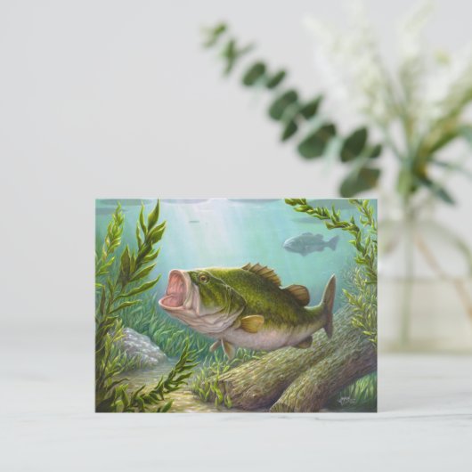 Carte Postale Poisson basse (Debout devant)