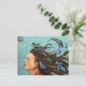 Carte Postale Poisson bleu (Debout devant)