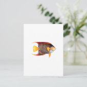 Carte Postale Poisson bleu (eau salée) (Debout devant)