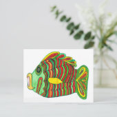 Carte postale Poisson Bulti du Nil antique (Debout devant)