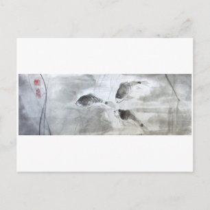 Carte Postale Poisson Carpe argenté