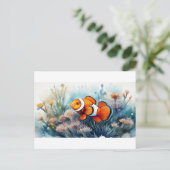 Carte Postale Poisson clown (Debout devant)