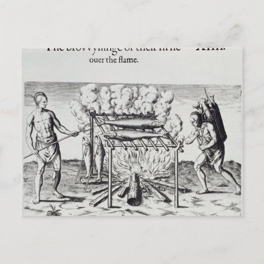 Carte Postale Poisson cuisine (Devant)