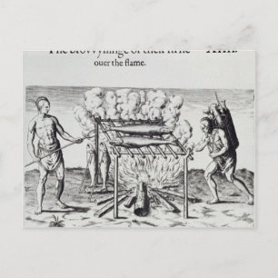 Carte Postale Poisson cuisine