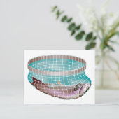 Carte Postale Poisson dans le filet (Debout devant)